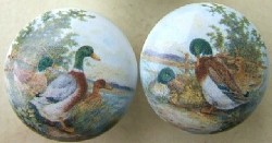 CERAMIC CABINET KNOB DUCKS