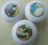 CERAMIC CABINET KNOB CAT CATS KITTEN TABBY CALICO 