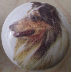 cabinet knob rough collie