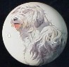 ceramic cabinet knob old english sheep dog OES
