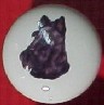 ceramic cabinet knob scottish terrier scotty