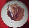 ceramic cabinet knob shar pei