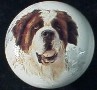 ceramic cabinet knob St Bernard