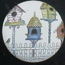 Cabinet Knob Birdhouses w/Fence