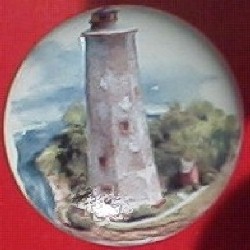 Lighthouse Cabinet Knob Bald Head NC