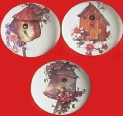 Cabinet Knob Birdhouses