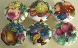 Cabinet knobs 6 Rich color Fruit