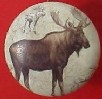CERAMIC CABINET KNOB KNOBS  WILDLIFE MOOSE